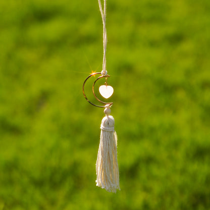 Boho Natural Stones Crystal Car Charm